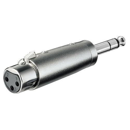 Goobay XLR Adapter XLR Buchse / 6,3mm Klinkenstecker
