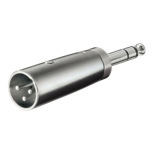 Goobay XLR Adapter XLR Stecker / 6,3mm Klinkenstecker