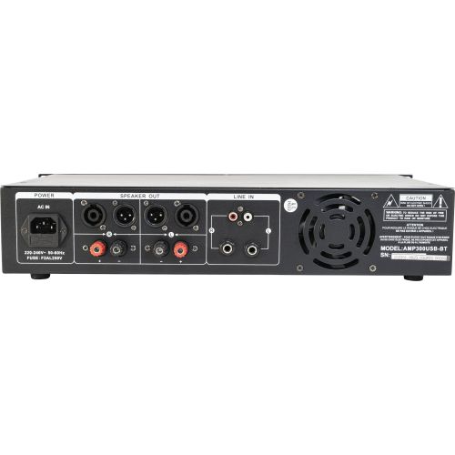 IBIZA AMP300USB-BT PA VERSTÄRKER 2x240W ENDSTUFE USB BLUETOOTH