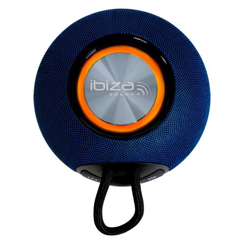 IBIZA BOOMY Akku LED Lautsprecher Box mit Bluetooth USB TWS Funktion