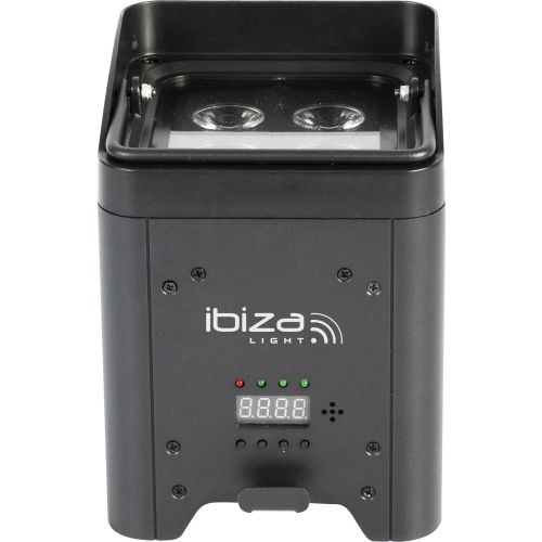 IBIZA BOX-HEX4 Akku LED PAR Scheinwerfer 4x12W