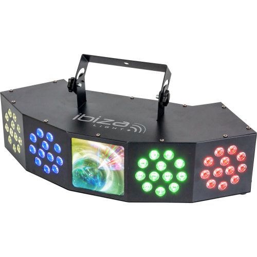 IBIZA COMBI-FX4 3IN1 LED Lichteffekt