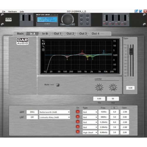 DAP Audio DCP-24 MKII Frequenzweiche