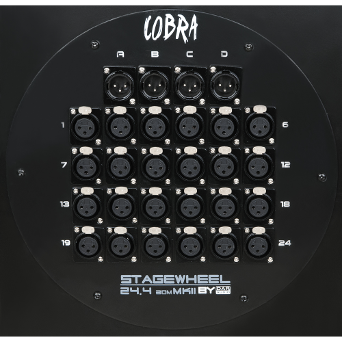 DAP Audio CobraX Stagewheel 24 In - 4 Out 30m