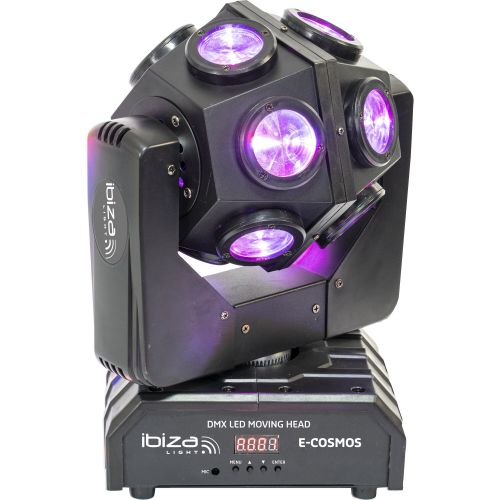 IBIZA E-COSMOS LED Retro Moving Head 12x10 Watt RGBW