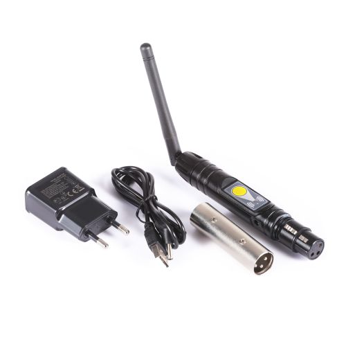 2x ETEC Wireless 2.4G Funk WLAN DMX Sender / Empfänger inkl. Adapter