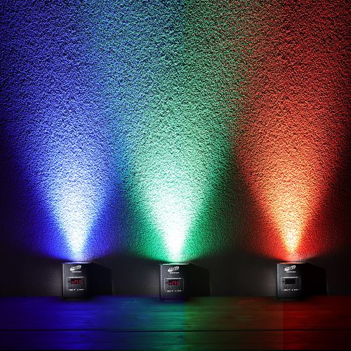 ETEC Akku LED Par Scheinwerfer E310 mit 3x10W RGBW