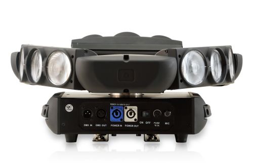 ETEC LED Kaos Triple Spyder Moving Head SET mit Flightcase