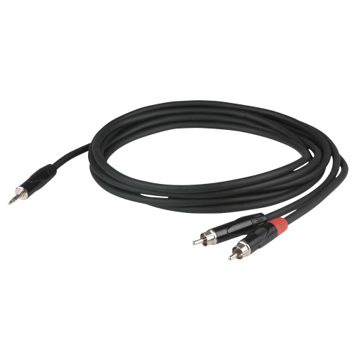 DAP Audio FLX30 - Stereo mini jack > 2 RCA Male Kabel