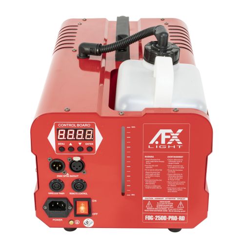 AFX FOG-2500-PRO-RD PROFESSIONELLE HOCHLEISTUNGSNEBELMASCHINE 2500W