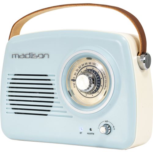 MADISON FREESOUND-VR30 TRAGBARES NOSTALGIE RADIO MIT BLUETOOTH UND FM