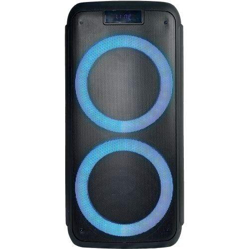 IBIZA FREESOUND400 Akku aktiv Lautsprecher Box 400W LED bluetooth USB Micro-SD und Fernbedienung