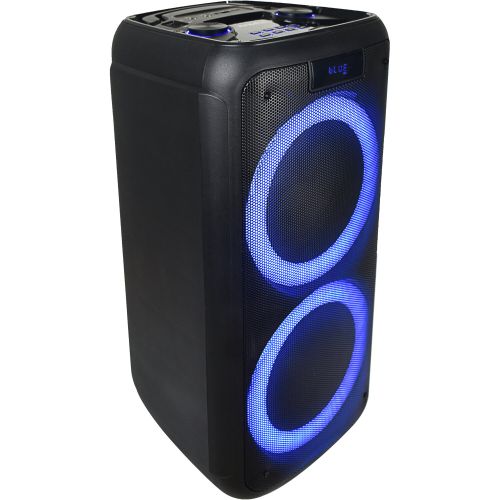 IBIZA FREESOUND400 Akku aktiv Lautsprecher Box 400W LED bluetooth USB Micro-SD und Fernbedienung