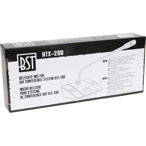 BST HTX-28D Delegierten-Mikrofon Set für UHF Zentraleinheit HTX-28R