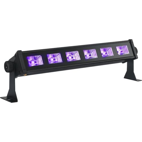 IBIZA LED-UVBAR6 UV Schwarzlicht LEISTE 6x3 WATT