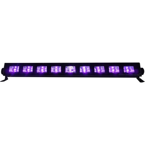 IBIZA LED-UVBAR UV Schwarzlicht LEISTE 9x3 WATT