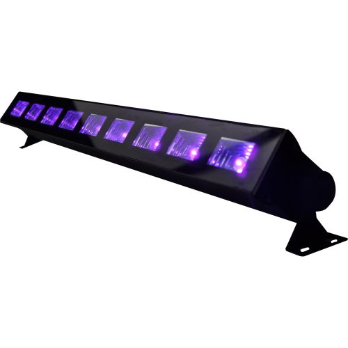 IBIZA LED-UVBAR UV Schwarzlicht LEISTE 9x3 WATT