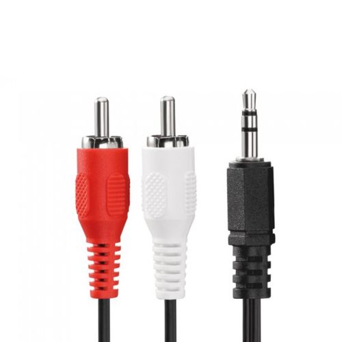 Audio Cable 3,5mm Klinke - 2x Stero Cinch Kabel
