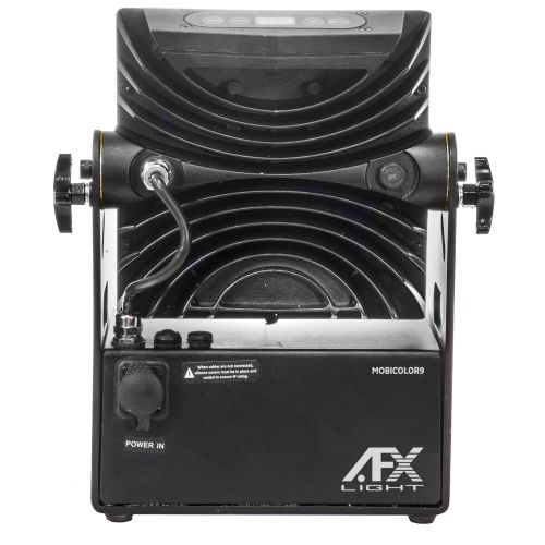 AFX MOBICOLOR9 Akku LED Outdoor PAR Scheinwerfer mit 9x15W RGBL Wireless DMX IP65