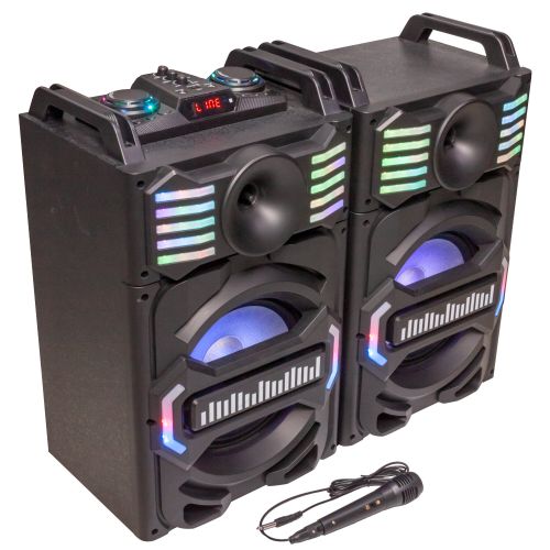 PARTY PARTY-SPEAKY700-MKII DJ SOUND SYSTEM 700 WATT MIT USB BLUETOOTH MICRO-SD UND MIKROFON