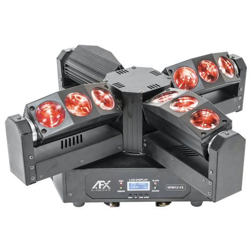 AFX SPIN12-FX 4-ARMIGER LED Moving Head