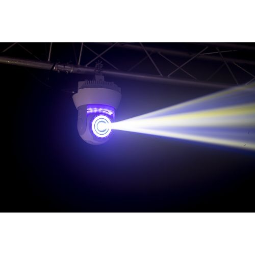IBIZA STAR-WASH-WH WASH MOVING HEAD MIT 30W GOBO SPOT & LED RING