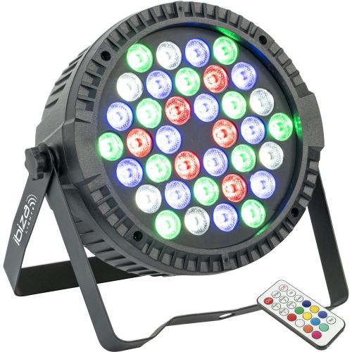 IBIZA THINPAR36X1-RGBW LED PAR Scheinwerfer