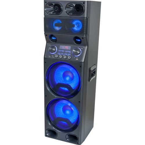 IBIZA TS450 SOUND BOX SYSTEM Partystation mit Bluetooth USB SD LED und Fernbedienung