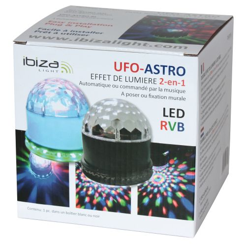 IBIZA UFO-ASTRO-BL Jellyball LED LICHTEFFEKT