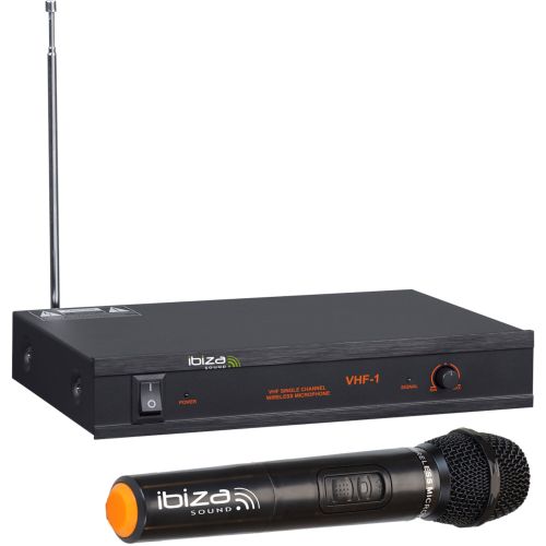 IBIZA VHF1A 1-KANAL FUNKMIKROFONSYSTEM HANDMIKROFON