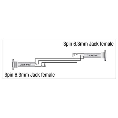 DAP Audio XGA03 - Jack/F > Jack/F Adapter