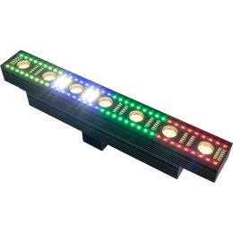 IBIZA LEDBAR12-RC DMX LED BAR 12x8W RGBW FERNBEDIENUNG LICHT EVENT BELEUCHTUNG 